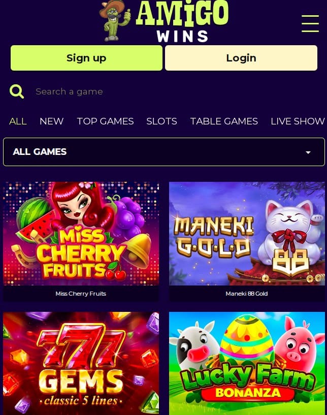 Discover the Thrills of Amigo Wins Online Casino UK